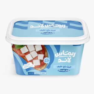 جبنة ملح خفيف طبيعي كامل الدسم 450 جم