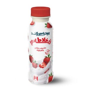 زبادي خلاط فراولة